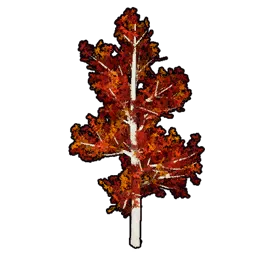 Faux Crimson Foliage B