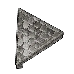 Stone Slanted Corner Roof (Inverted)
