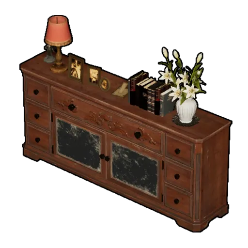 Antique Long Cabinet