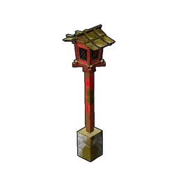 Red Wooden Lantern