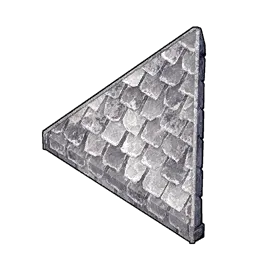 Stone Slanted Triangular Roof